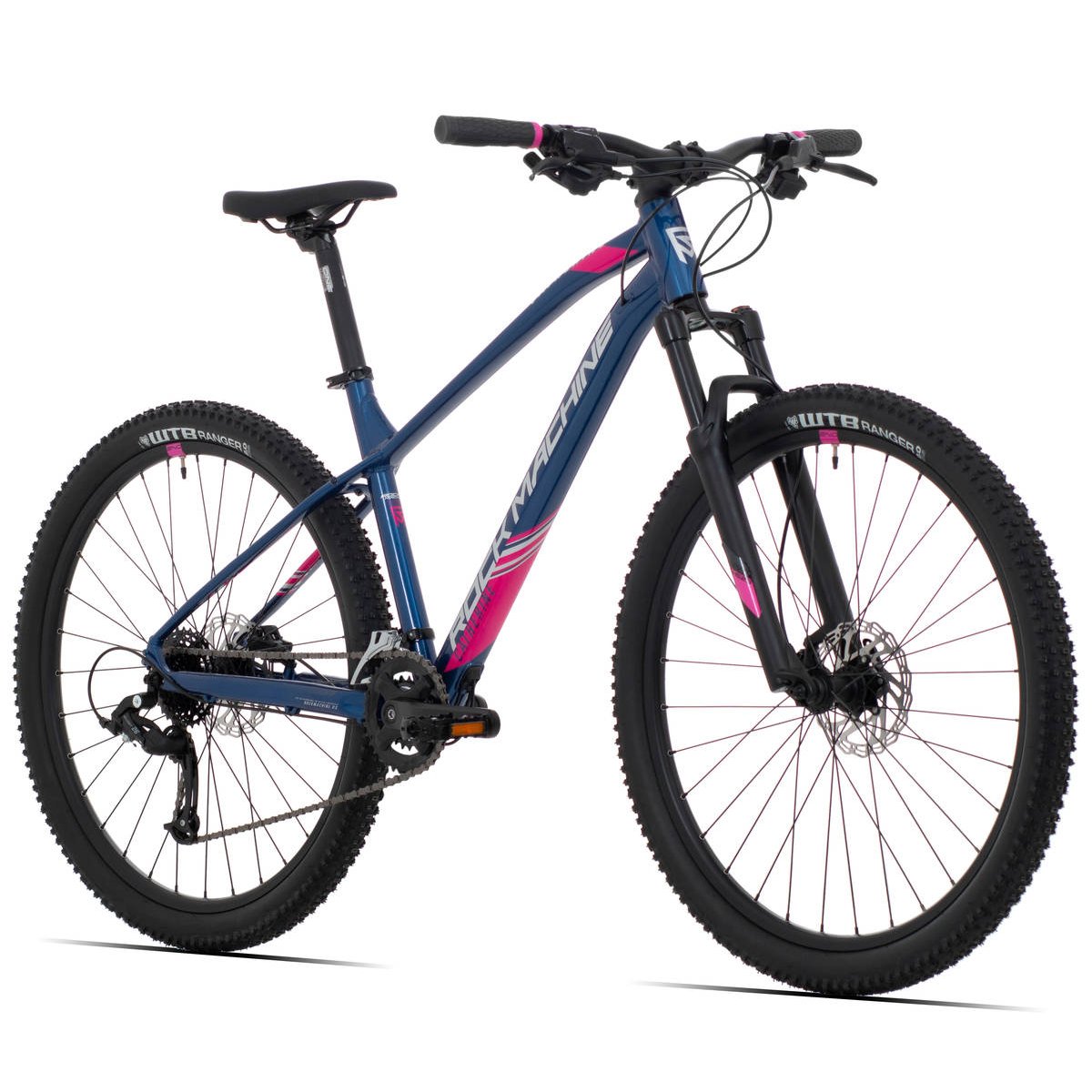 Kalnų dviratis Rock Machine 27.5 Catherine 70-27 mėlynas/rožinis (S) - 6