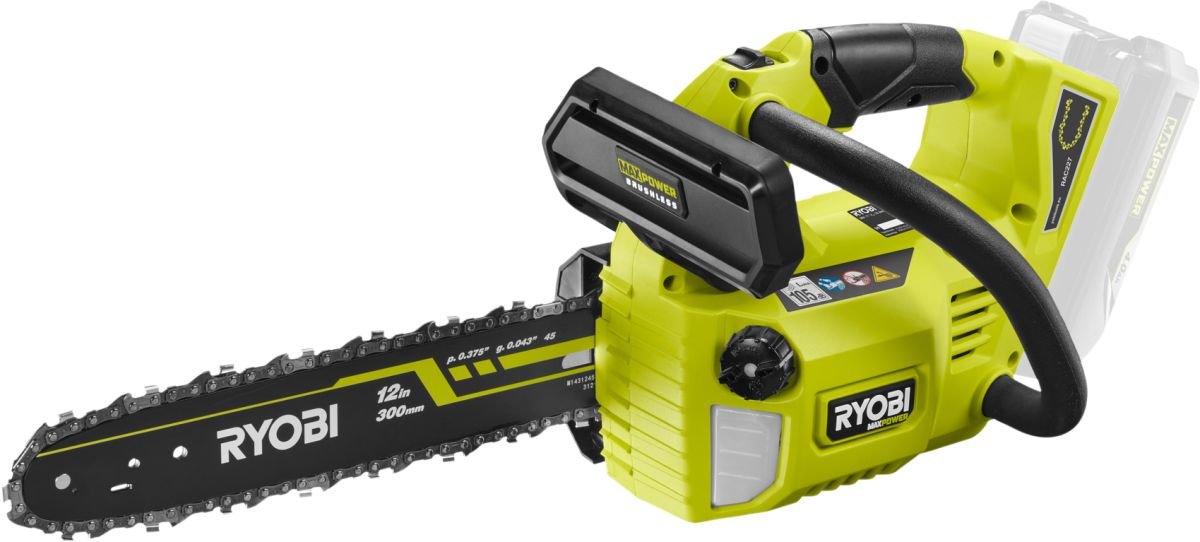 Akumuliatorinis grandininis pjūklas RYOBI RY36THCSX30A-0, 36 V, 30 cm, 22,5 m/s, be akumuliatoriaus-0