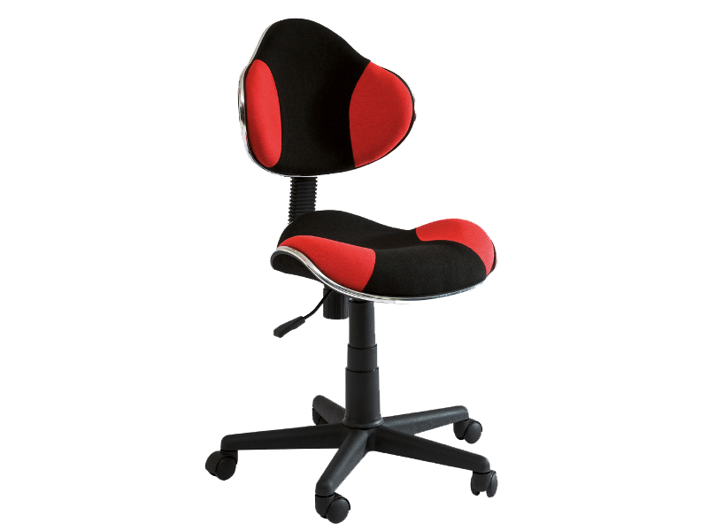 Vaikiška kėdė Q-G2, juoda/raudona
