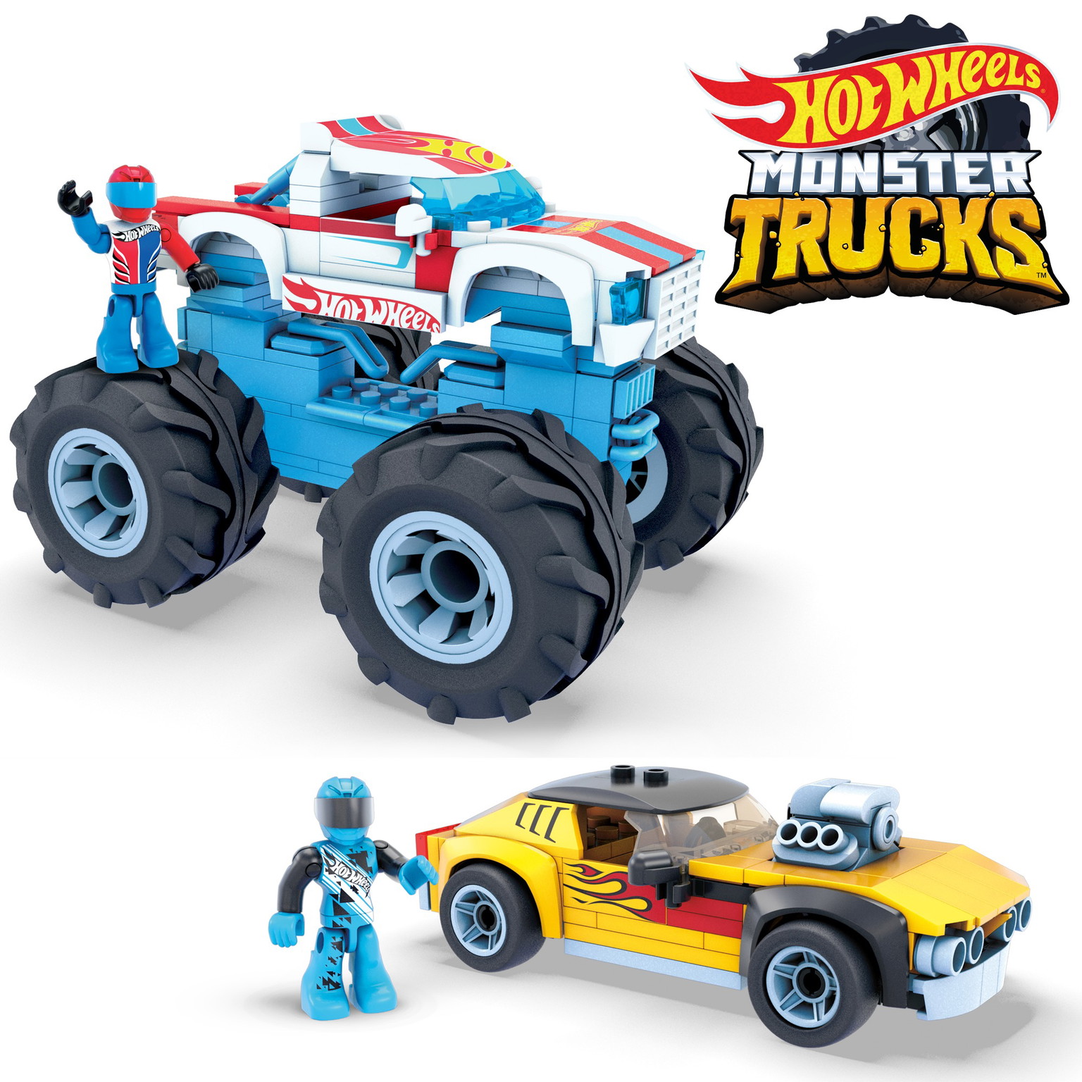Mega Construx konstruktorius Hot Wheels Džipas ir auto - 3