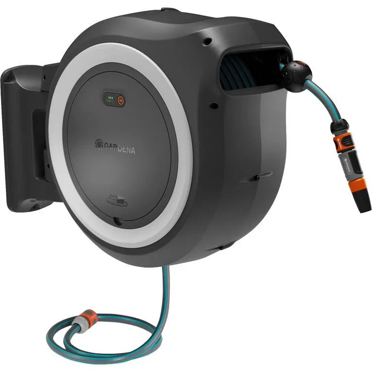 Automatinė žarnos ritė su laistymo žarna Gardena PowerRoll XXL Solo, 40 m-0