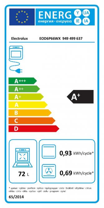 Orkaitė Electrolux EOD6P66WX - 6