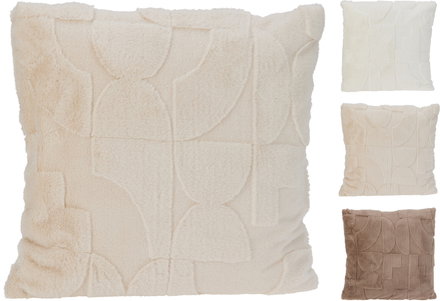 Dekoratyvinė pagalvė STOF HARLOW TAUPE, 45 x 45 cm, 100% poliesterio-0