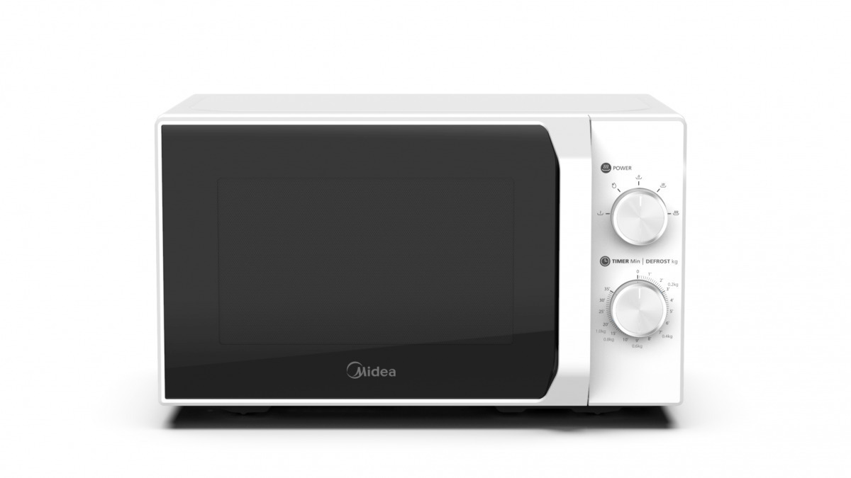 Mikrobangų krosnelė Midea MM20CF2E, 20 L 700 W, balta-0