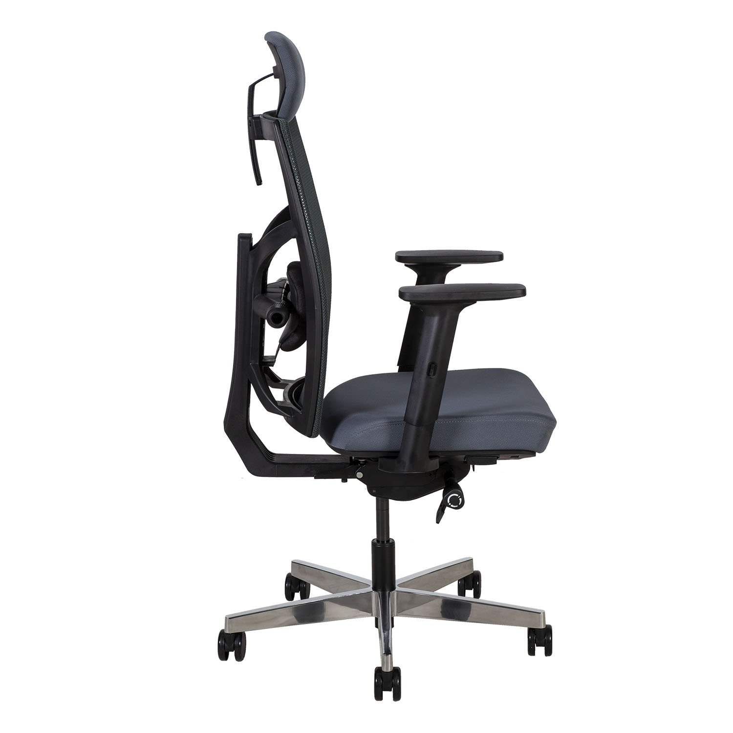 Biuro kėdė TUNE, 70x70x111-128 cm, pilka - 3