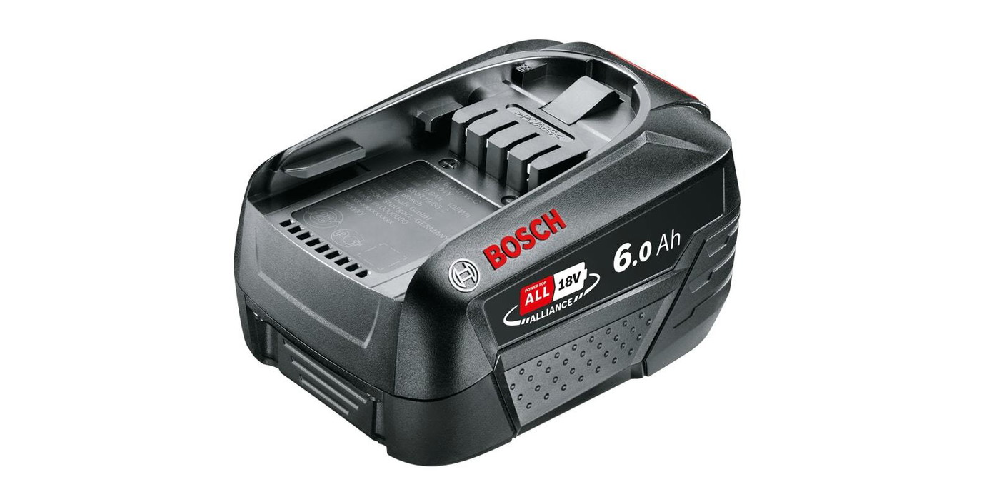 Akumuliatorius BOSCH PBA, 18 V, 6,0 Ah Li-ion, Green-0