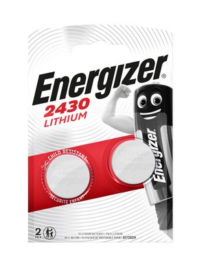 Elementai ENERGIZER Lithium, CR2430, ličio, 2 vnt-0
