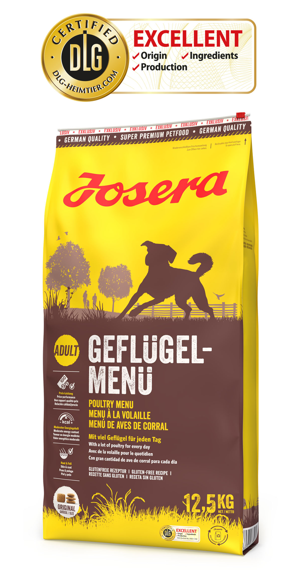 Sausas maistas šunims JOSERA Poultry-Menu, 12,5kg