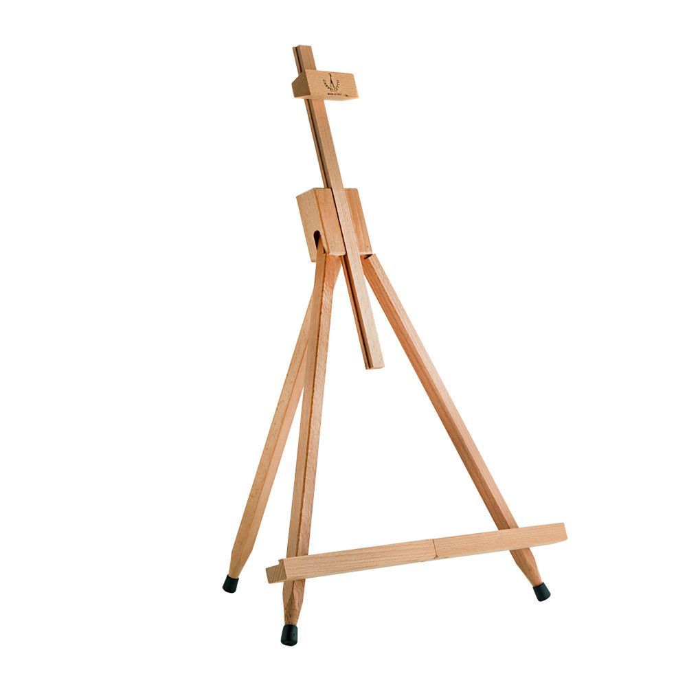 Medinis stalo molbertas, sulankstomas, max drobės aukštis 68 cm, bendras aukštis 47-86 cm-0