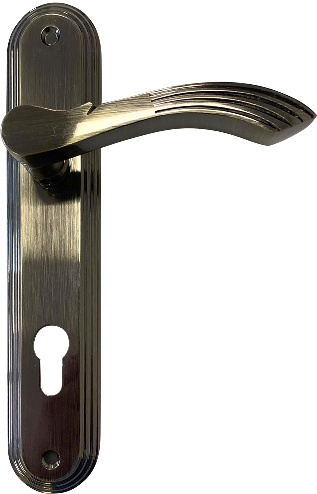 Durų rankena ARTEMIDA, eurostandartas, 85 mm, žalvario sp.