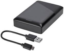 Išorinė baterija DELTACO, 10 000 mAh, 1x USB-C PD, 1x USB-A, juodos sp. / PB-C1000 - 2