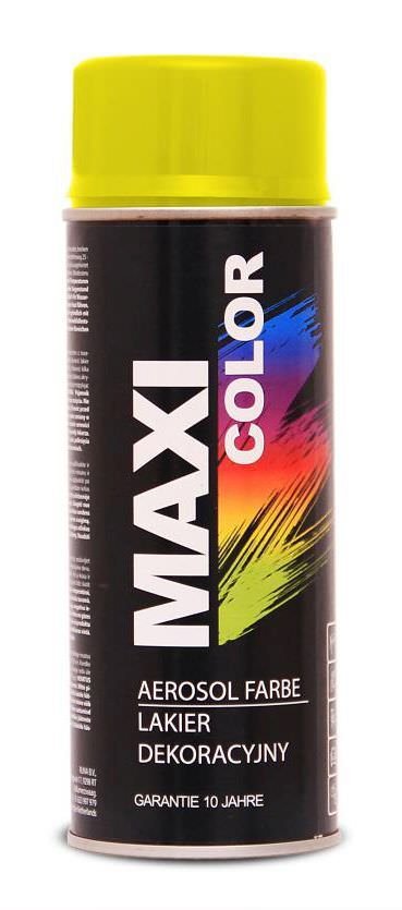 Purškiami dažai MAXI COLOR RAL1021, geltonos sp., 400 ml