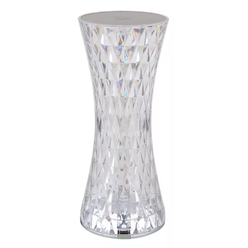 Stalinis LED šviestuvas GLOBO GIXI, 1,5W RGBW, įkraunamas, touch On/Off, kristalų efektas-1