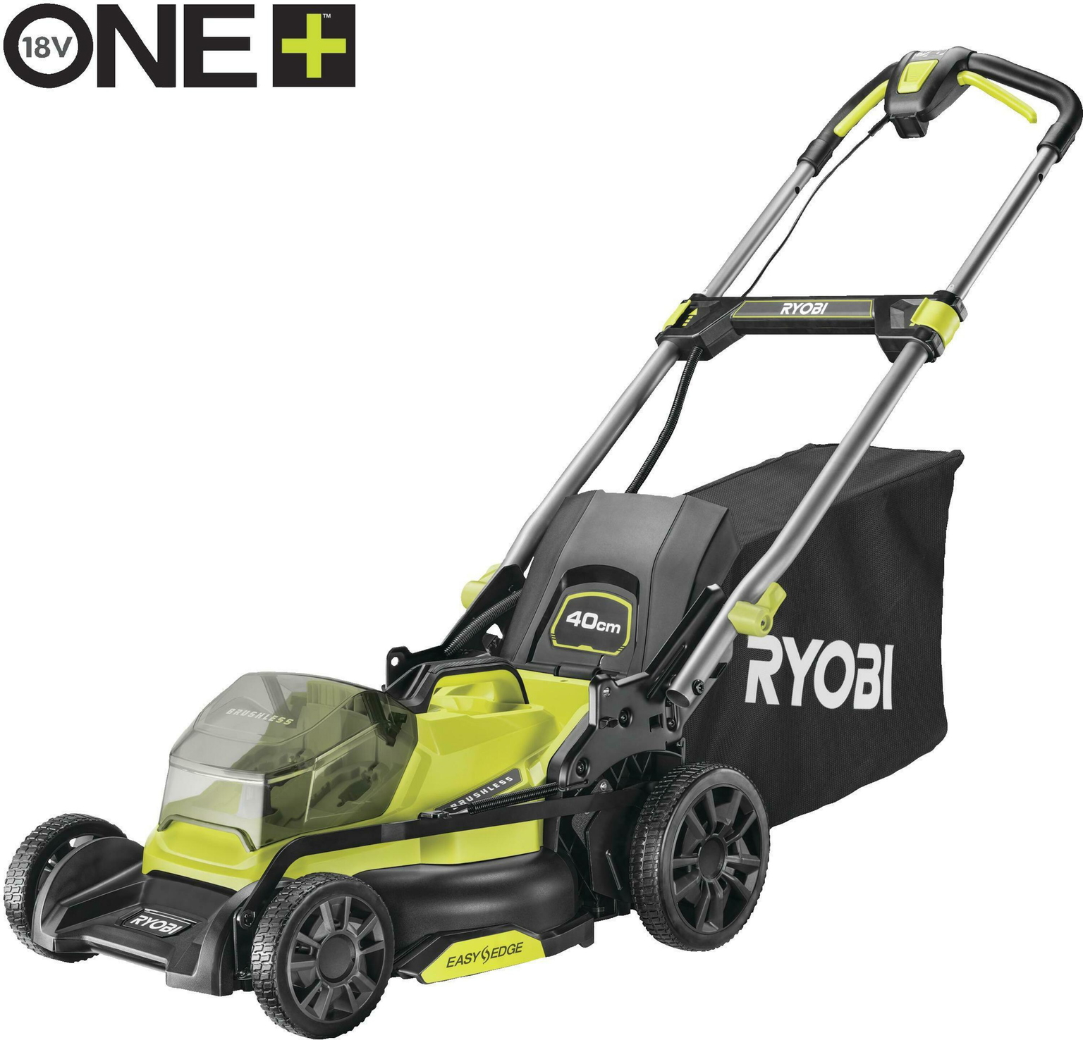 Akumuliatorinė vejapjovė RYOBI RY18LMX40C-0, 18 V, 40 cm (be akum. ir krov.) - 1