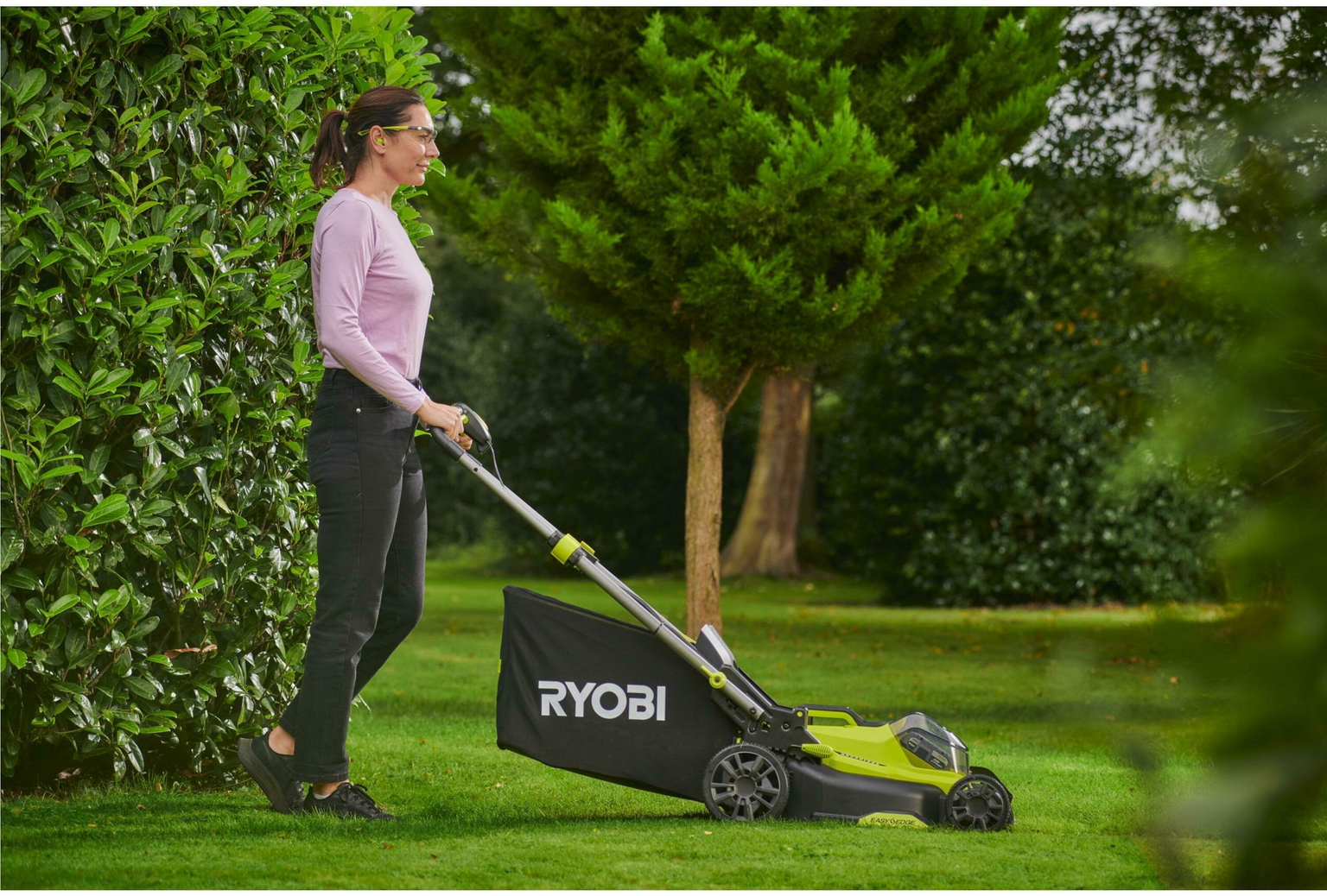 Akumuliatorinė vejapjovė RYOBI RY18LMX40C-0, 18 V, 40 cm (be akum. ir krov.) - 3