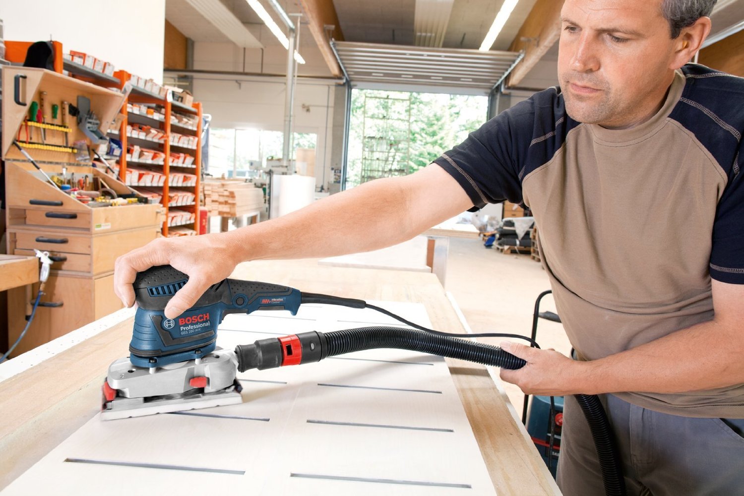 Vibracinis šlifuoklis BOSCH PRO GSS 280 AVE - 6