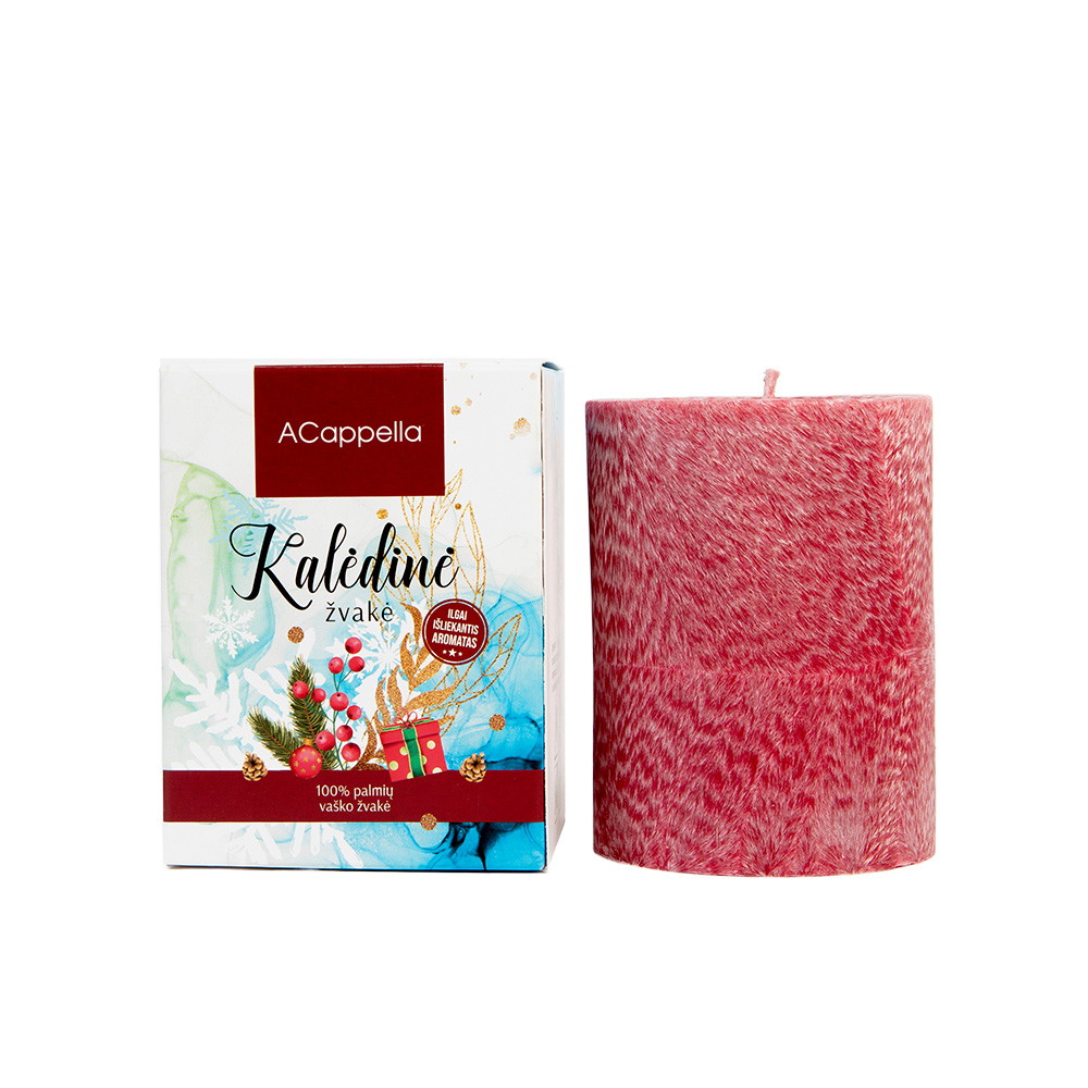 Kvepianti žvakė ACAPPELLA, 100% palmių vaško, apelsinų ir citrinų kvapo-0