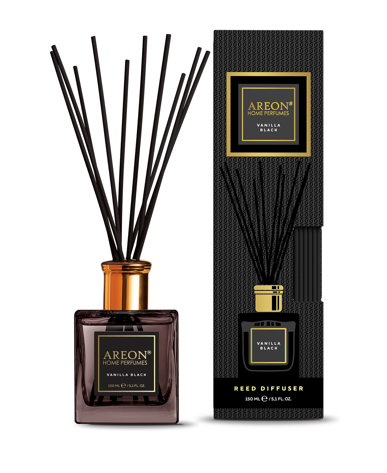 Namų kvapas AREON Vanilla Black, 150 ml-0