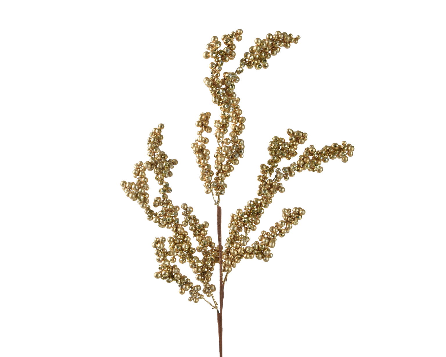 Kalėdinė dekoracija BERRY BRANCH, auksinės sp., 5 x 12 x 70 cm, 1 vnt-0