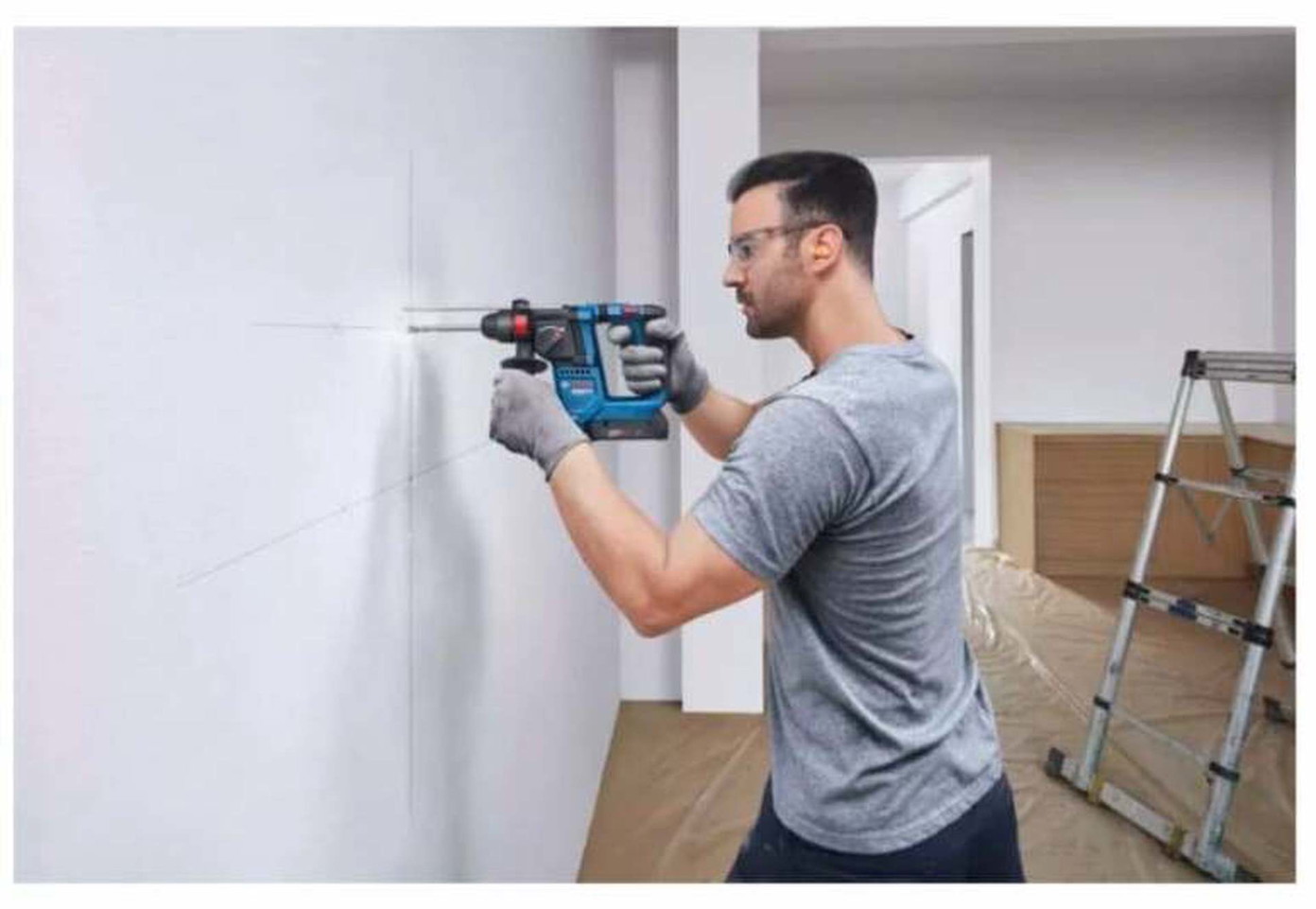 Akumuliatorinis perforatorius BOSCH GBH 18V-18 Solo, 18 V, 1,5 J, SDS-plus, be akumuliatoriaus-1