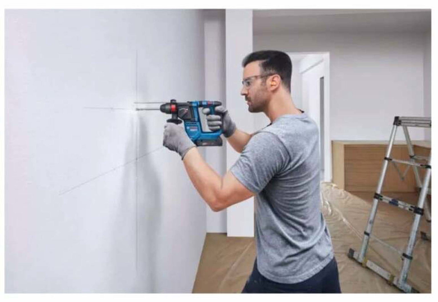Akumuliatorinis perforatorius BOSCH GBH 18V-18 Solo, 18 V, 1,5 J, SDS-plus, be akumuliatoriaus-1