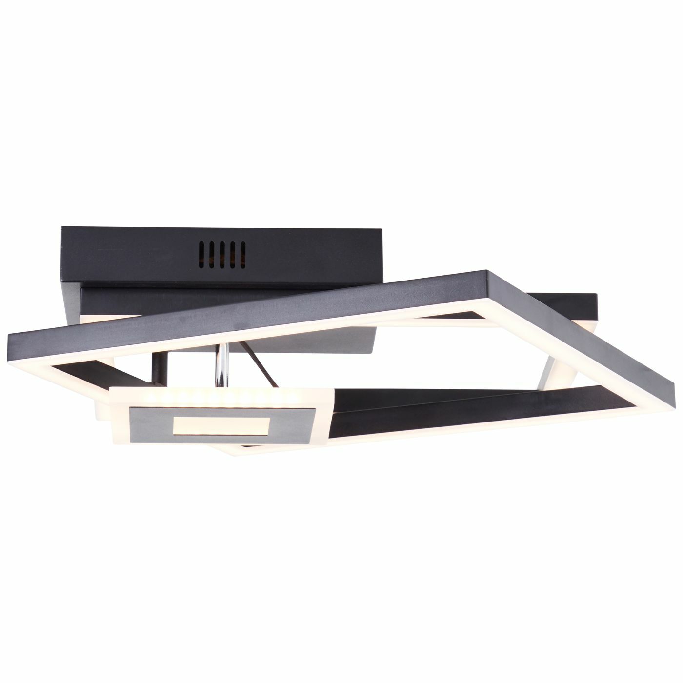 Lubinis LED šviestuvas BRILLIANT BRAY, 22 W, 3000 K, 2900 lm, juodos sp, 40 x 40 x 9 cm - 4