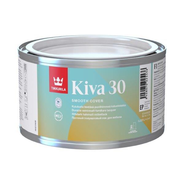 Baldų lakas TIKKURILA KIVA 30, EP bazė, 0,225 l-0