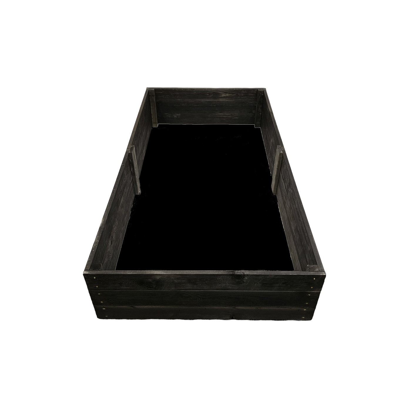 Medinė lysvė Bonus Orbis, 160 x 80 x 27 cm, juoda - 3