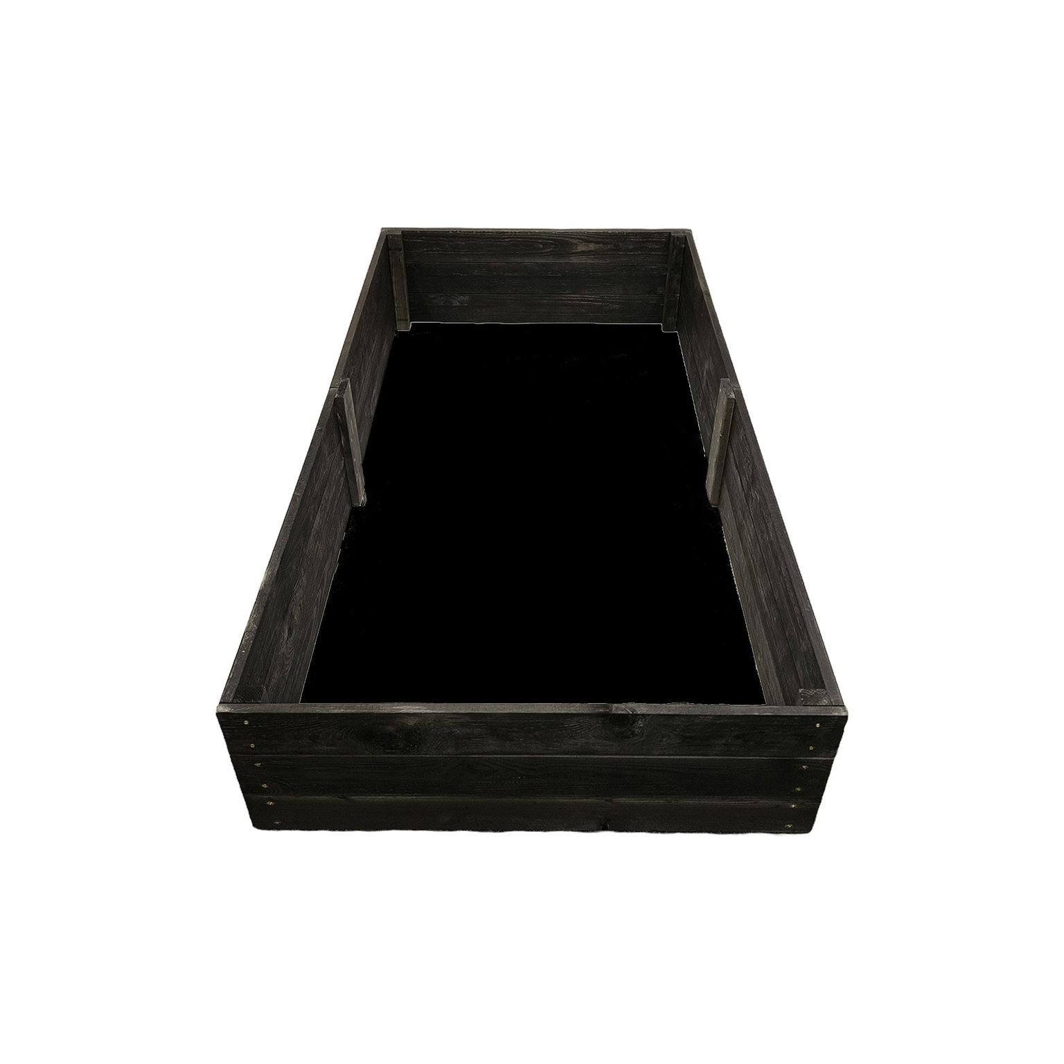 Medinė lysvė Bonus Orbis, 160 x 80 x 27 cm, juoda - 3