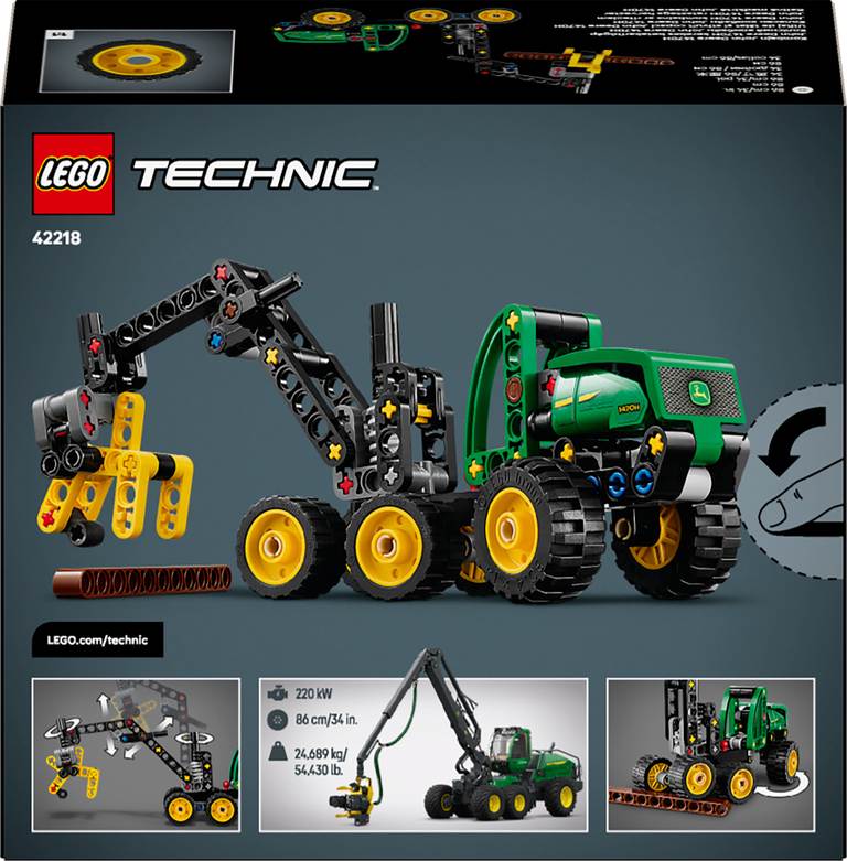 Konstruktorius LEGO Technic John Deere 1470H Wheeled Harvester - 2