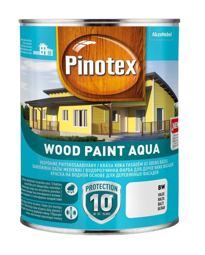 Medinių fasadų dažai PINOTEX WOOD PAINT AQUA, BC bazė, 2,33 l