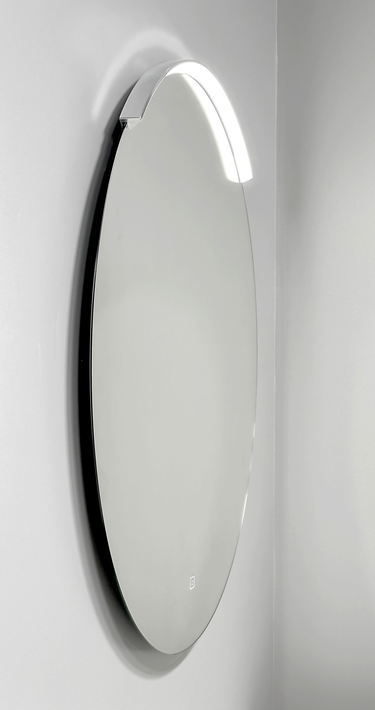 Vonios veidrodis MOON, apvalus, su chromo sp. led  šviestuvu, 4000k, IP44, Ø100 cm-1