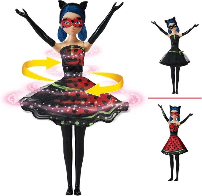 Lėlė MIRACULOUS Hero Switch Ladybug Fashion Doll, 50419-1