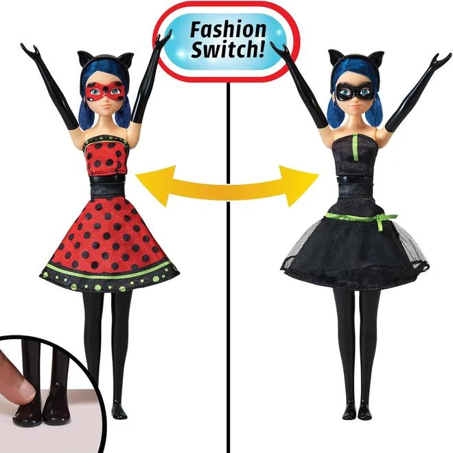 Lėlė MIRACULOUS Hero Switch Ladybug Fashion Doll, 50419 - 3