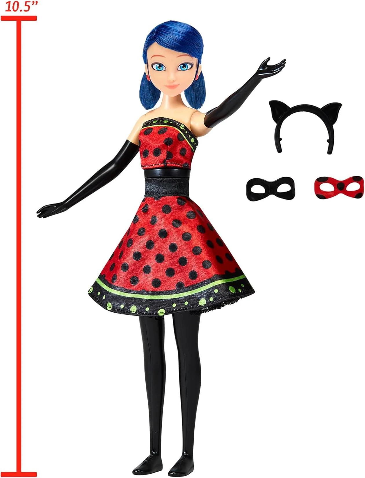 Lėlė MIRACULOUS Hero Switch Ladybug Fashion Doll, 50419-0