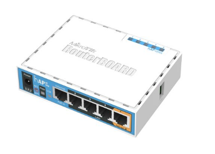 Belaidės prieigos taškas MikroTik, 2.4 GHz, mėlyna sp.