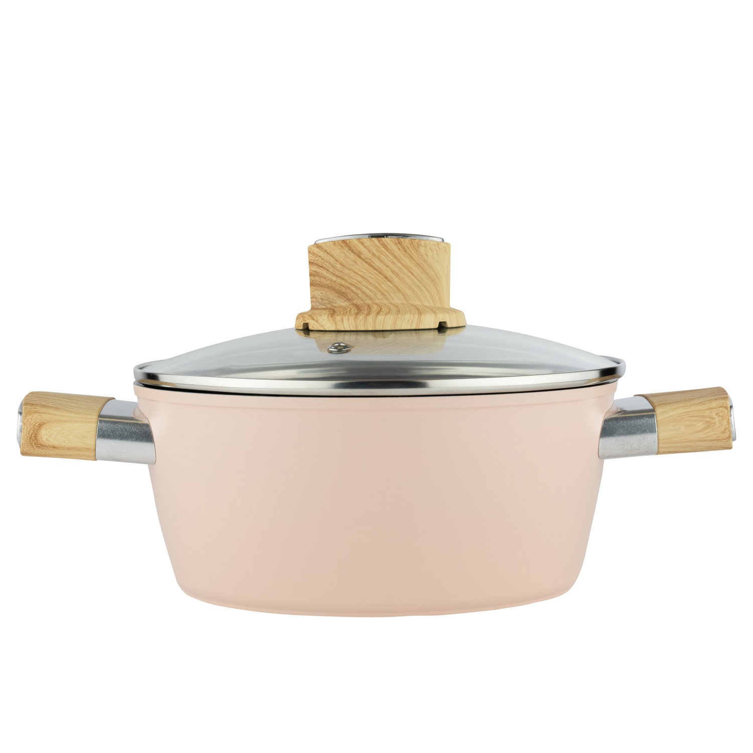 Keraminis puodas su dangčiu UNIWELL, tinka indukc., 24 cm-0
