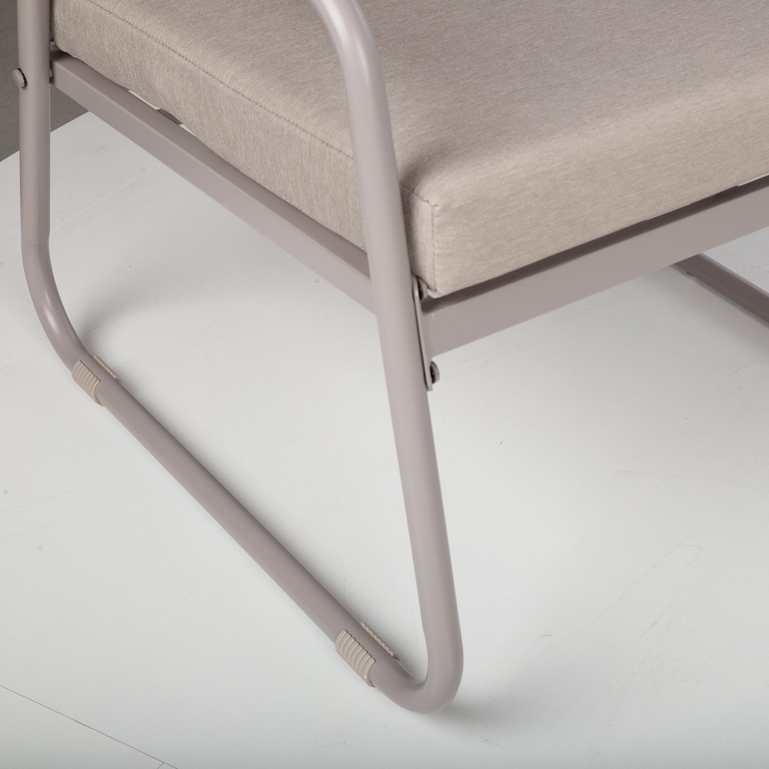 Lauko baldų komplektas MACOS stalas, sofa ir 2 kėdės, smėlio spalvos - 5