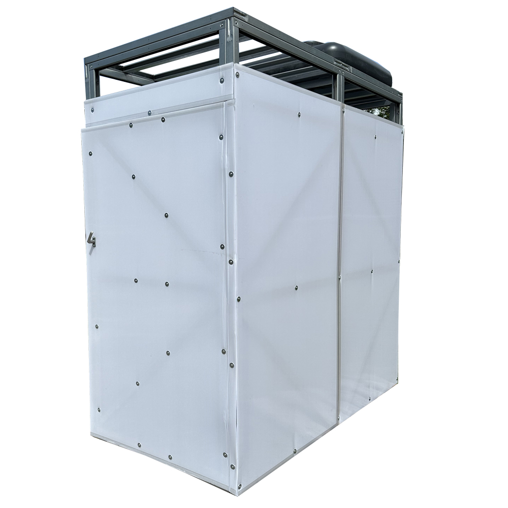 Lauko dušas 1 × 2 m, 150 L - 8