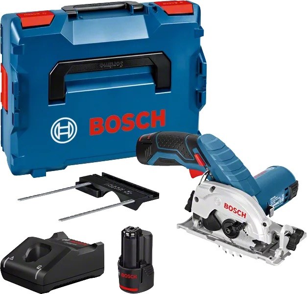 Akumuliatorinis diskinis pjūklas BOSCH PRO GKS 12V-26, 12 V (2x3,0 Ah, L-BOXX)-0
