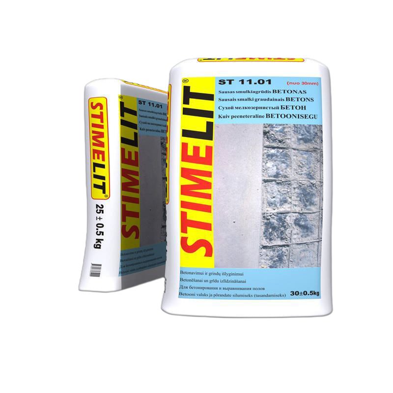 Smulkiagrūdis betonas STIMELIT ST11.01, nuo 30 mm, 25 kg