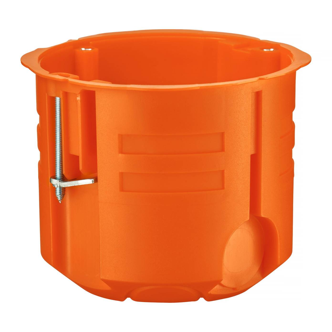 Vienvietė pagilinta dėžutė į gipso kartoną Vilma, 68x58,5mm, 560 °C, IP20, oranžinės sp.-0