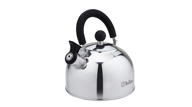 Virdulys su švilpuku BOLLIRE, nerūdijančio plieno, 2,5 L-0