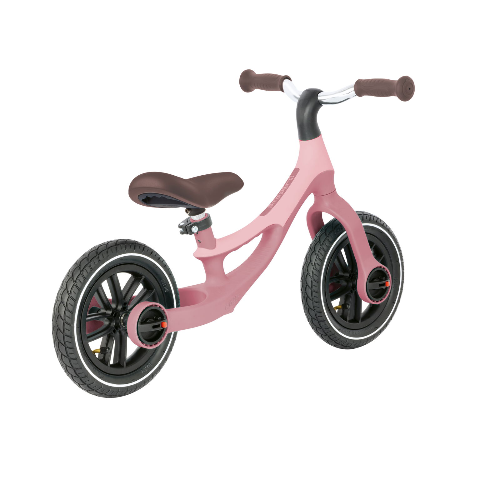 Balansinis dviratis GLOBBER  Go Bike Elite Air, pastelinės rožinės spalvos - 3