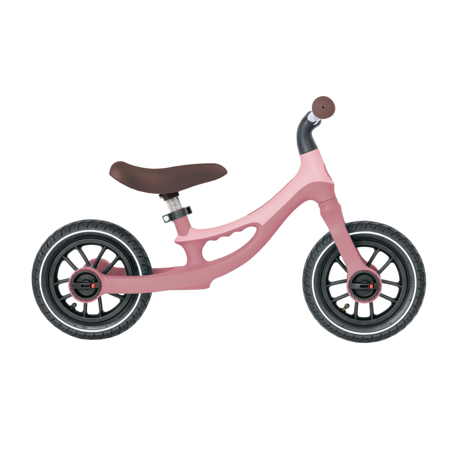 Balansinis dviratis GLOBBER  Go Bike Elite Air, pastelinės rožinės spalvos - 4