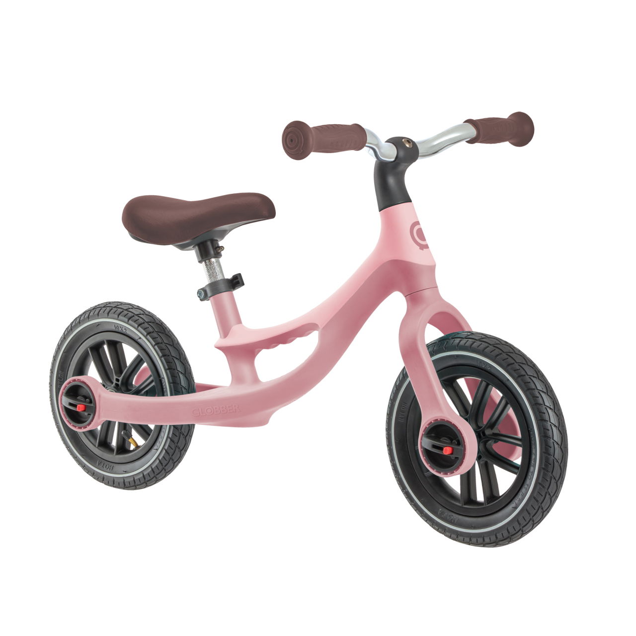 Balansinis dviratis GLOBBER  Go Bike Elite Air, pastelinės rožinės spalvos-0