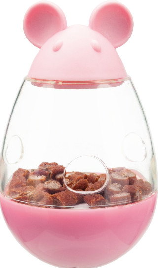 Kačių žaislas pelė TRIXIE MOUSE, 9 cm, rožinės sp.,-1