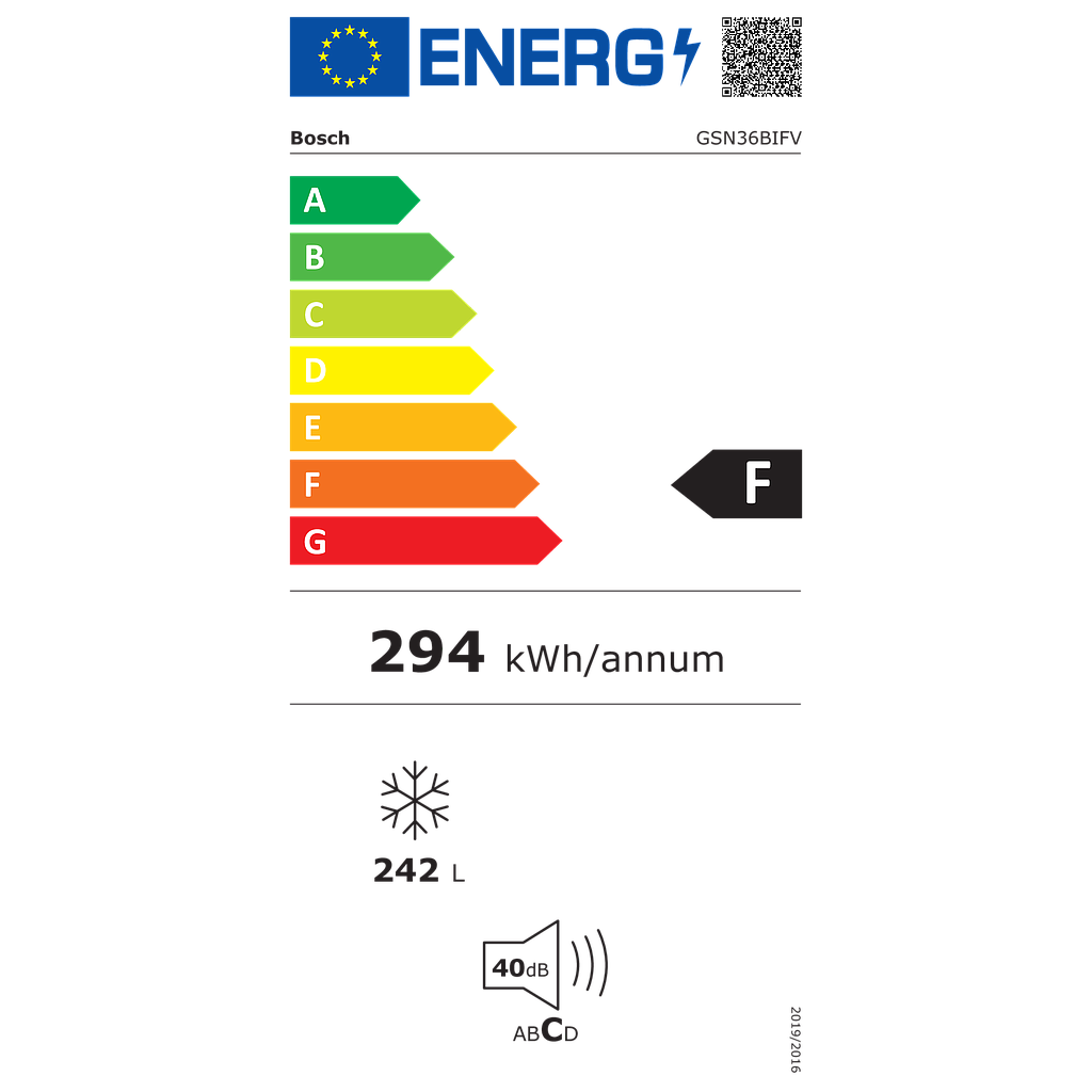 Šaldiklis BOSCH GSN36BIFV - 7