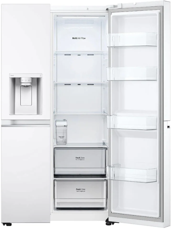 Dviejų durų šaldytuvas LG GSLV71SWTM - 5