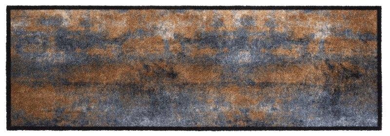 Apsauginis grindų kilimėlis PRESTIGE 575-004, rudos - mėlynos sp., 50 x 150 cm, 100 % poliamido